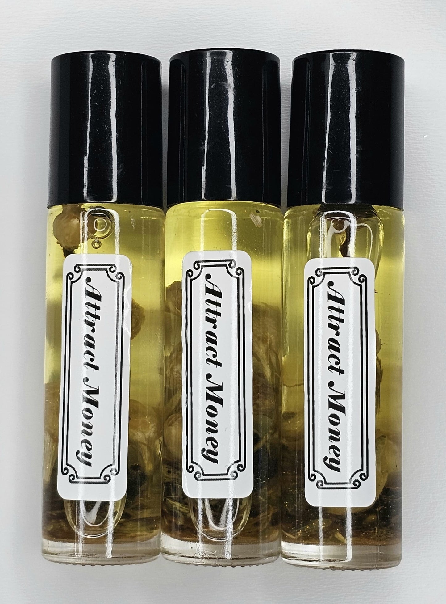 Attract Money Ritual Oil Roll-on | Magic Witches Ritual Oil for Body and Candles | Ritualöl für die Erhöhung der Reichtum & Fülle-Frequenz & für Geldrituale