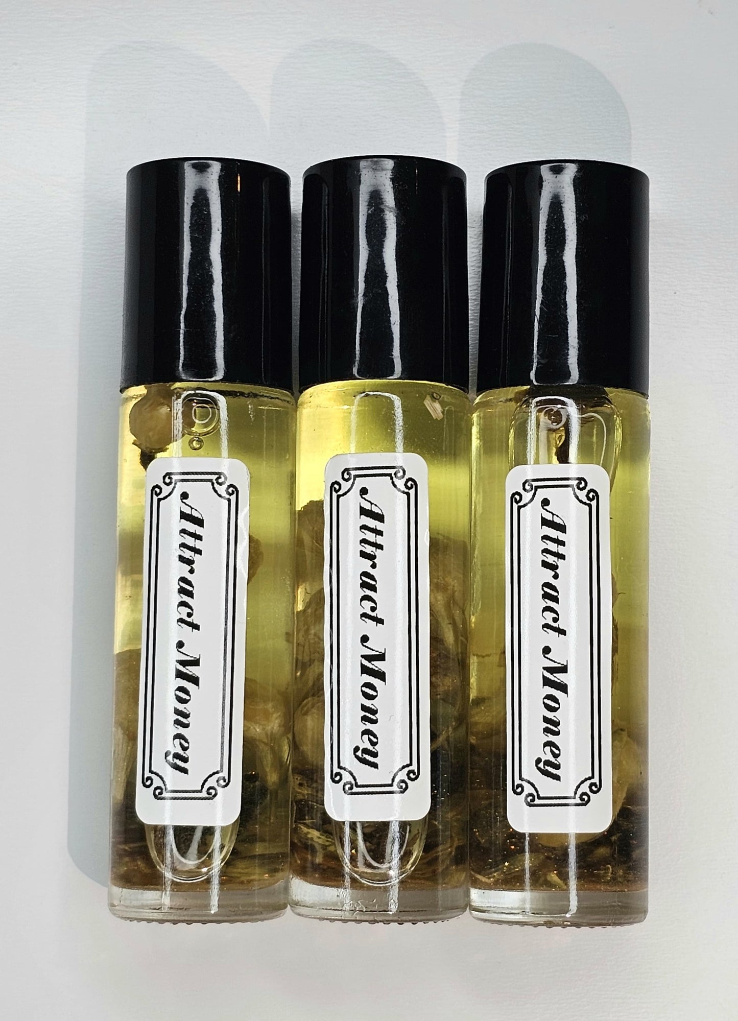 Attract Money Ritual Oil Roll-on | Magic Witches Ritual Oil for Body and Candles | Ritualöl für die Erhöhung der Reichtum & Fülle-Frequenz & für Geldrituale