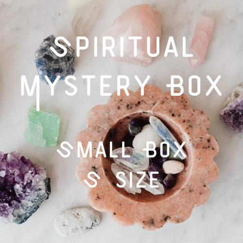 Spirituality Mystery Box – Spirituelle Überraschungsbox für Achtsamkeit, Heilsteine & Meditation