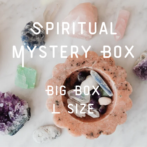 Spirituality Mystery Box – Spirituelle Überraschungsbox für Achtsamkeit, Heilsteine & Meditation