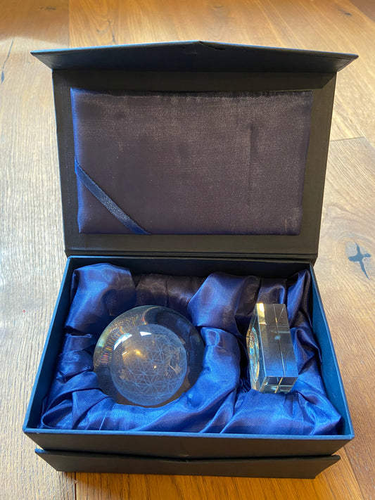 Blume des Lebens Sphärenkristall 6x6cm