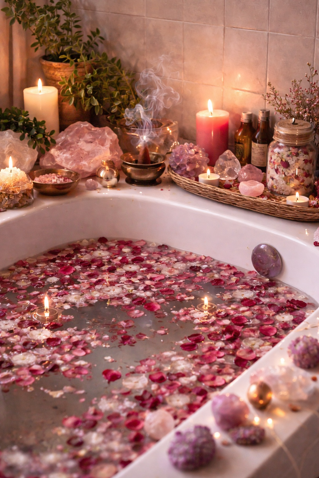 Wellness Spa Love Ritual Bath Set Medium size | Selflove Set | Gift Set | spirituelle Geschenkidee | Selbstliebe | natürlich | vegan