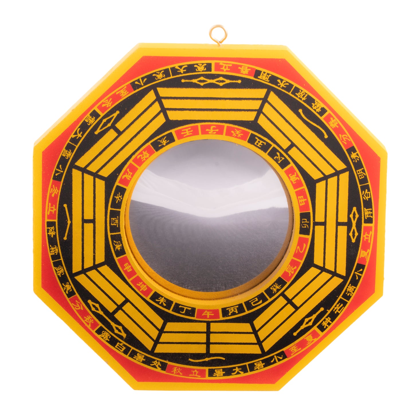 Bagua Spiegel, konvex groß | Feng Shui Spiegel